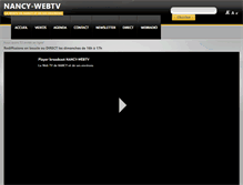 Tablet Screenshot of nancy-webtv.fr